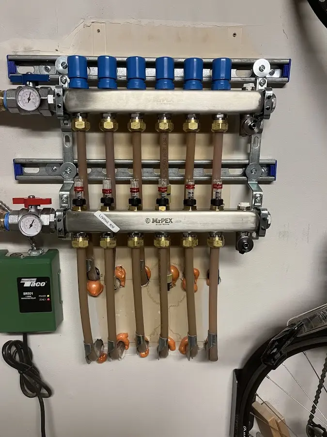 Plumber performing Gas Leak Detection at a residential property in Imperial Beach